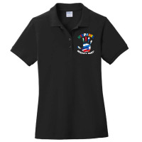 Womens Latin America Latino Pride Hand Hispanic Heritage Month Vneck Ladies Polo Shirt | Artistshot