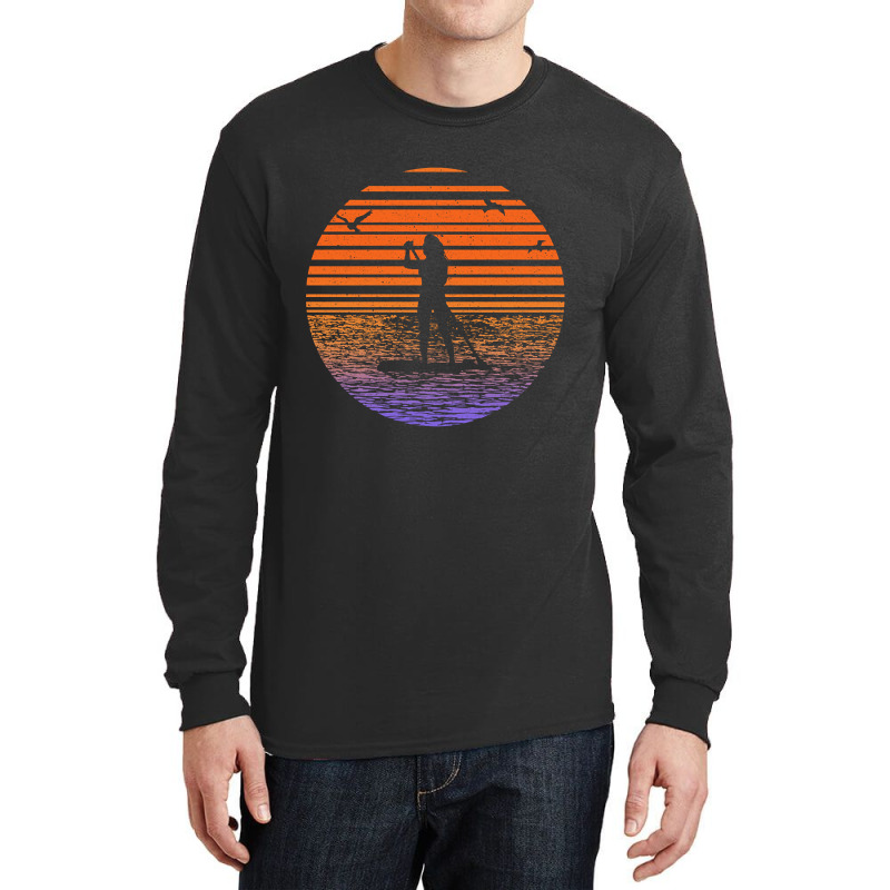 Hot Trend Sup Stand Up Paddle Boarding Stand Up Paddle Paddle And Boar Long Sleeve Shirts | Artistshot