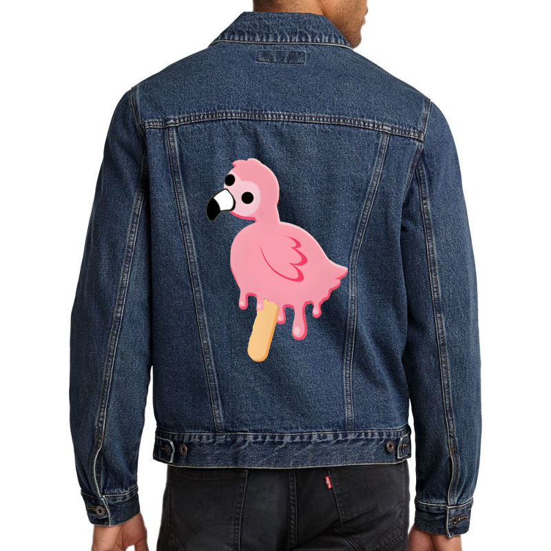 Trending Flamingo Melting Pop Merchandise Men Denim Jacket by mckeebeckett3l9yxd | Artistshot