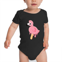 Trending Flamingo Melting Pop Merchandise Baby Bodysuit | Artistshot