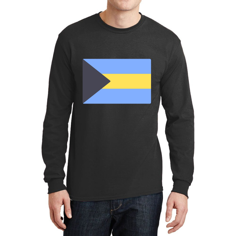 Limited Edition Flag Of Bahamas Long Sleeve Shirts by Rios Arevalo | Artistshot