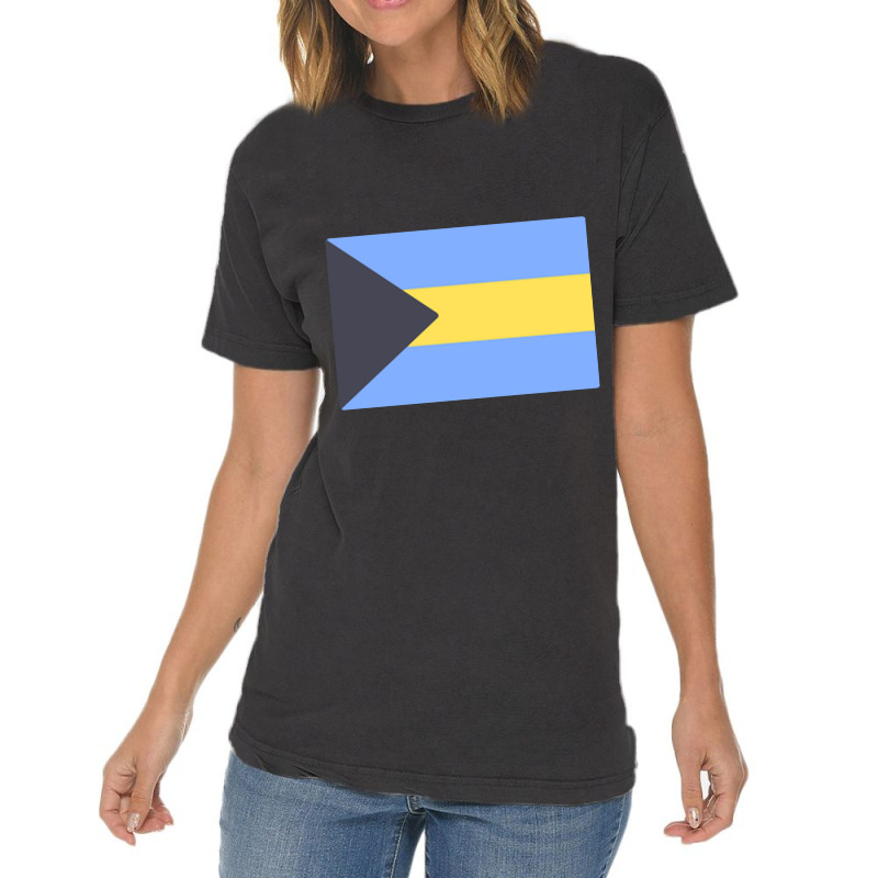 Limited Edition Flag Of Bahamas Vintage T-Shirt by Rios Arevalo | Artistshot