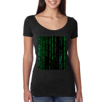 Limited Edition Digital Coding Women's Triblend Scoop T-shirt | Artistshot