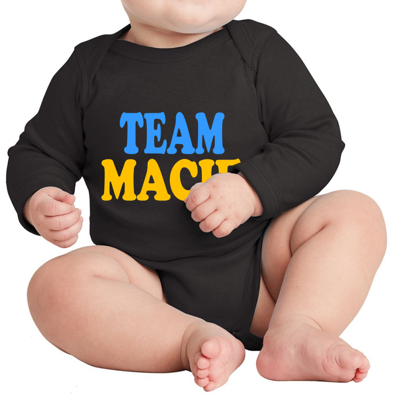 Limited Edition Team Macie Long Sleeve Baby Bodysuit by bummercaught | Artistshot