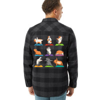 Guinea Pig Yoga Position Workout Gift Flannel Shirt | Artistshot