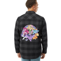 My Little Pony Friendship Is Magic Rainbow Pony Group Shot Flannel Shirt | Artistshot