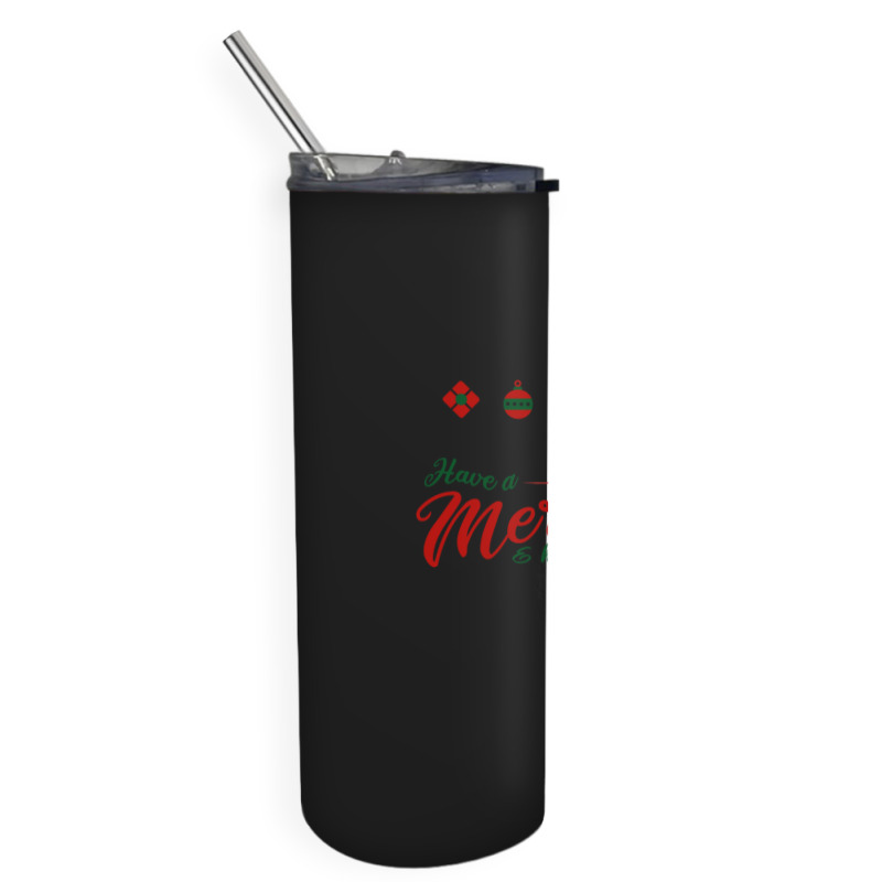 Have A Merrier & Happier One! - Funny Christmas Special T-shirt Christ Skinny Tumbler | Artistshot