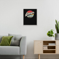 Hot Trend Retro Raleigh Nc Home City 70s Style Sunset Metal Print Vertical | Artistshot