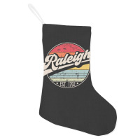 Hot Trend Retro Raleigh Nc Home City 70s Style Sunset Holiday Stocking | Artistshot