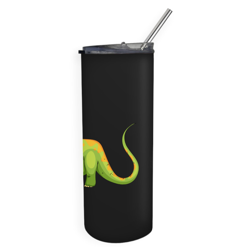 Hot Trend Baby Dinos For Learning Colors And Counting. One And Green Skinny Tumbler | Artistshot