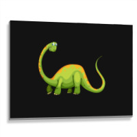 Hot Trend Baby Dinos For Learning Colors And Counting. One And Green Metal Print Horizontal | Artistshot