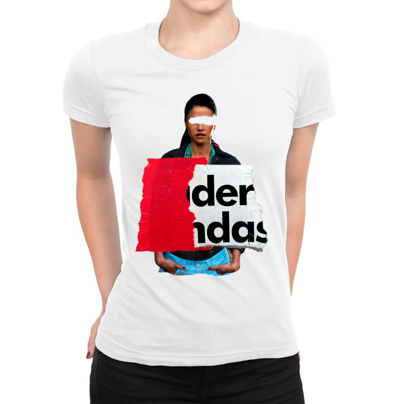 Advertising Lies, But Sell 9 Ladies Fitted T-Shirt by tchagomartins | Artistshot