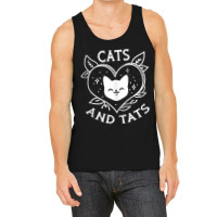 Funny Cats And Tats Product   Tattoo Art Design Tank Top Tank Top | Artistshot