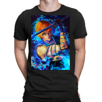 Blue Shinigami Poster Love T-shirt | Artistshot