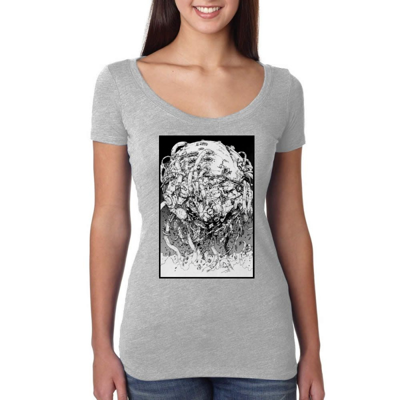 Akira Awakens Chamber Poster Hippie Women's Triblend Scoop T-shirt by gelezaconolea | Artistshot