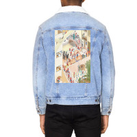 Cells At Work Ambiance Poster Quote Unisex Sherpa-lined Denim Jacket | Artistshot