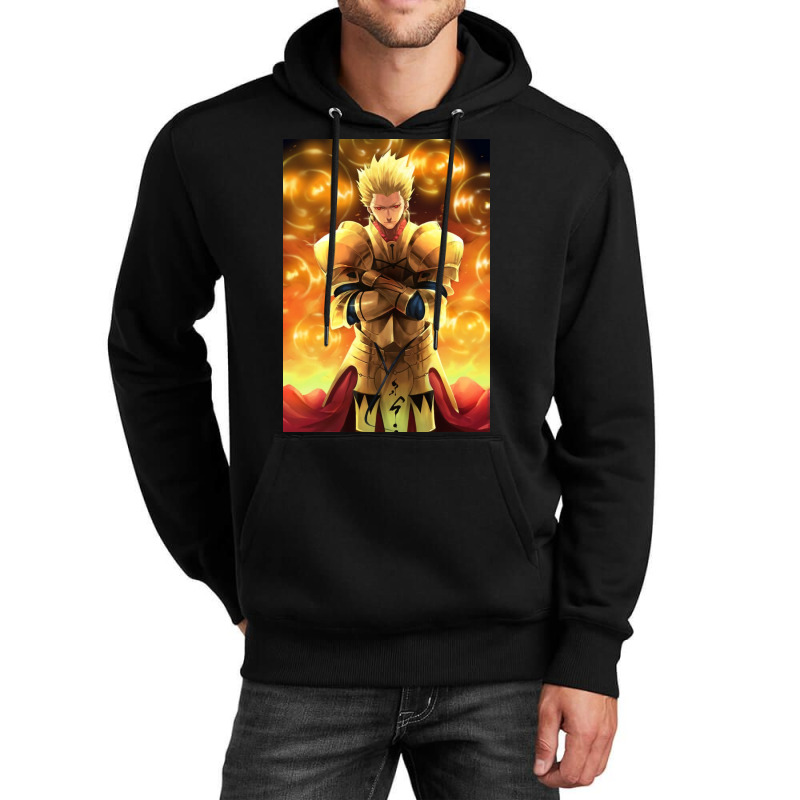 Fate Gilgamesh Poster Gift Unisex Hoodie by jadurasoskef | Artistshot