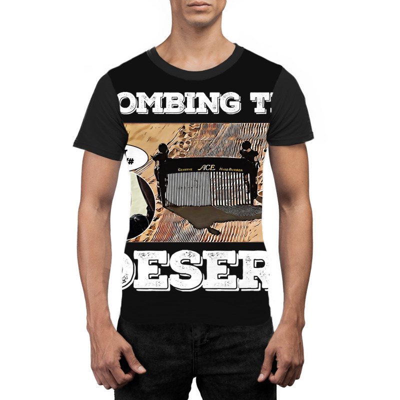 Limited Edition Combing The Desert Graphic T-shirt by Milne Charlton | Artistshot