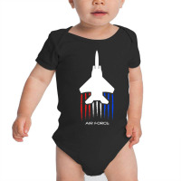 Hot Trend Air Force F15 Kids American Flag Men Jet Baby Bodysuit | Artistshot