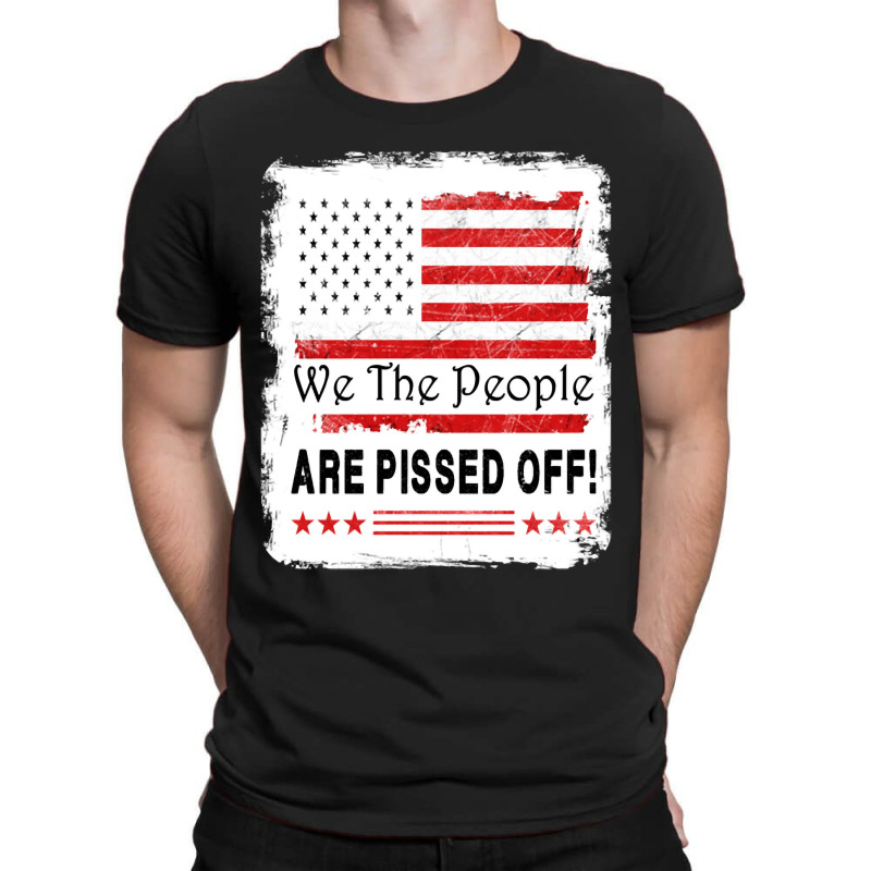 We The People  Are Pissed Off Parchment Flag Classic T-shirt | Artistshot