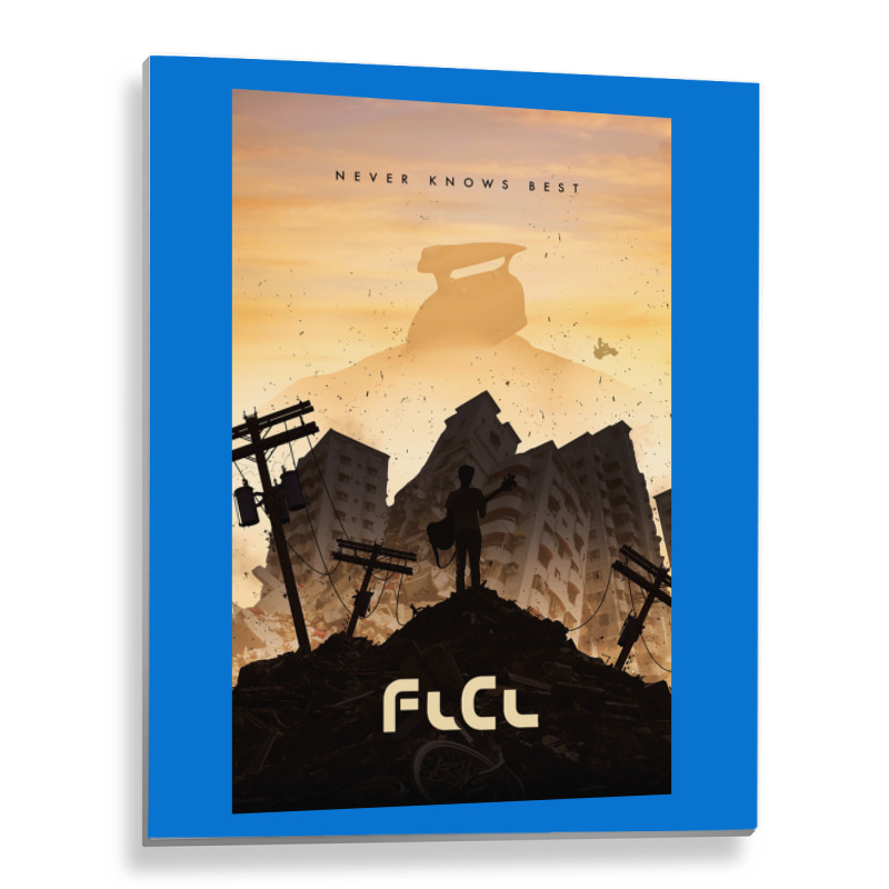 Flcl Concept Poster Poster Metal Print Vertical | Artistshot