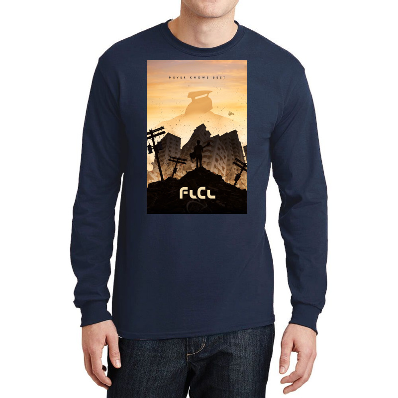 Flcl Concept Poster Poster Long Sleeve Shirts | Artistshot