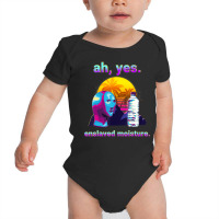 Hot Trend Ah Yes Enslaved Moisture Dank Retro 80s Vaporwave Baby Bodysuit | Artistshot