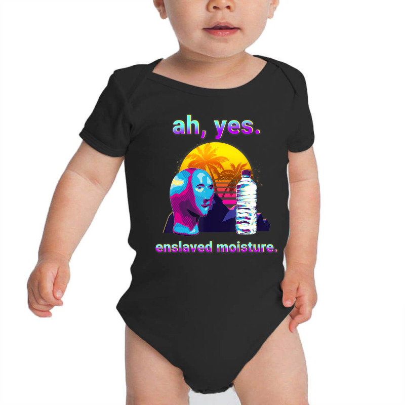 Hot Trend Ah Yes Enslaved Moisture Dank Retro 80s Vaporwave Baby Bodysuit by haodinhvan1 | Artistshot