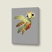 Squirt From Finding Nemo Portrait Canvas Print | Artistshot