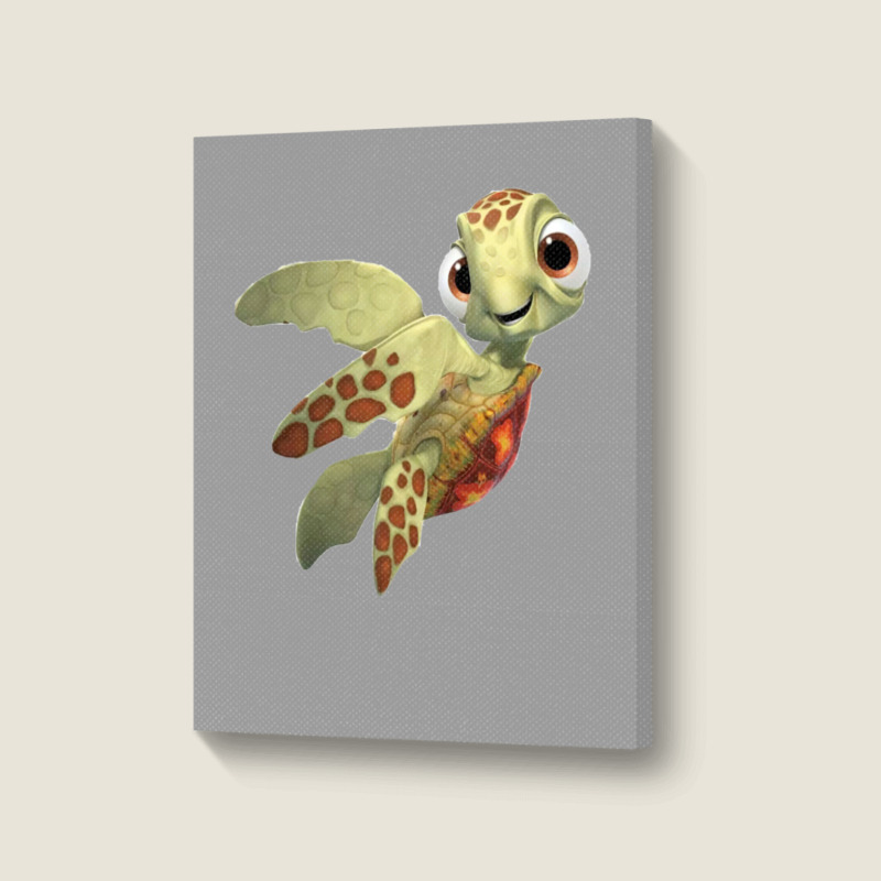 Squirt From Finding Nemo Portrait Canvas Print | Artistshot