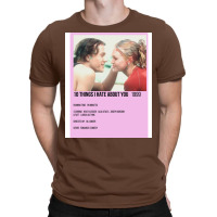 10 Things I Hate About You Minimalist Movie Postersticker T-shirt | Artistshot