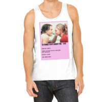 10 Things I Hate About You Minimalist Movie Postersticker Tank Top | Artistshot