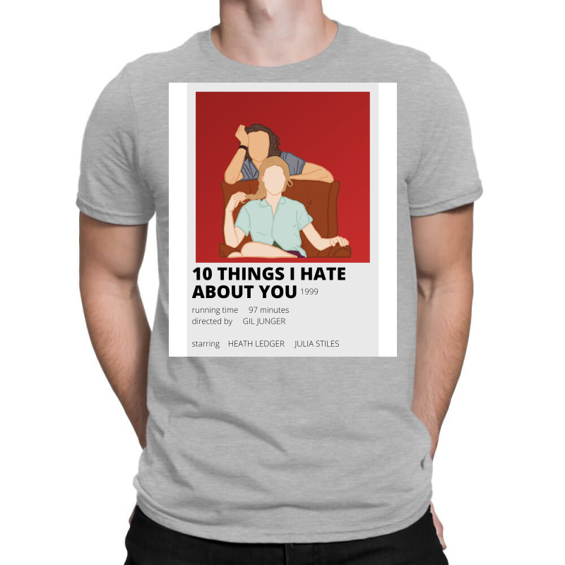 10 Things I Hate About You Minimalist Poster T-shirt | Artistshot