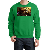 Kirito And Sinon Poster Green Crewneck Sweatshirt | Artistshot