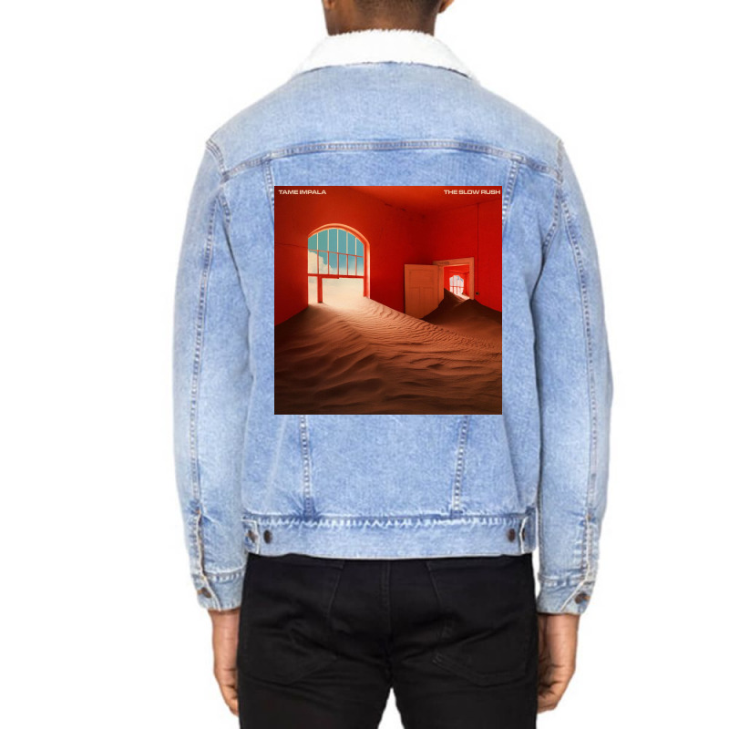 Tame Impala Slow Rush Unisex Sherpa-Lined Denim Jacket by GiaMuller | Artistshot