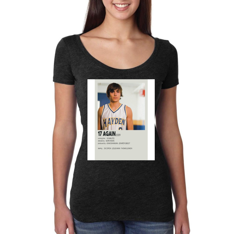 17 Again 2009  Movie Poster Women's Triblend Scoop T-shirt by kaksarkunioj | Artistshot