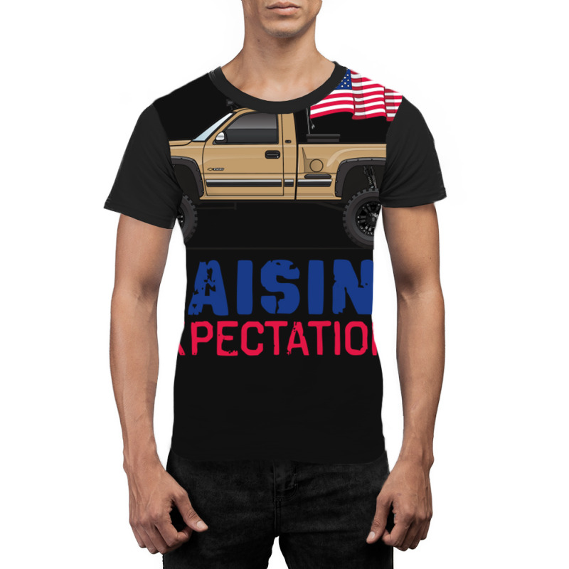 Raising Expectations Gold Graphic T-shirt | Artistshot