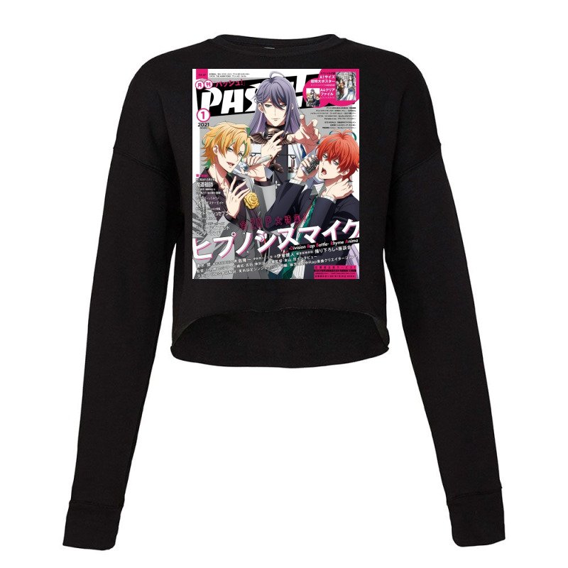 Hypnosis Mic Poster Hippie Cropped Sweater by waldauitaliu | Artistshot