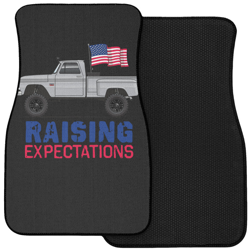 Raising Expectations Silver Front Car Mat | Artistshot