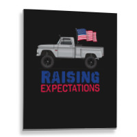 Raising Expectations Silver Metal Print Vertical | Artistshot