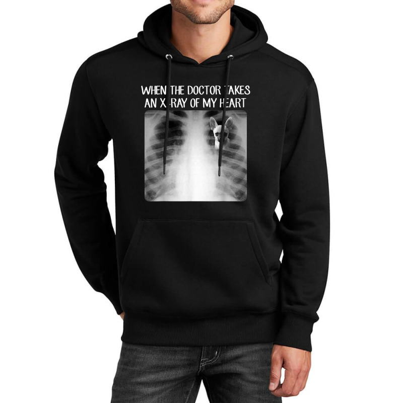 When Doctor Takes X-ray Of My Heart Funny Chihuahua Mom Unisex Hoodie | Artistshot