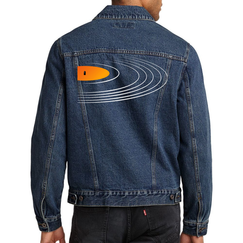 Music Retro Vinyl Record Classic  Gift Tumblr Men Denim Jacket by tchofskitio | Artistshot