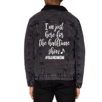 Mom Mom  High School Friday Night Lights Drum Line Halftime Active T H Unisex Sherpa-lined Denim Jacket | Artistshot