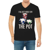 Limited Edition Poker Texas Hold'em Gambling Pot Cards Player Gift V-neck Tee | Artistshot