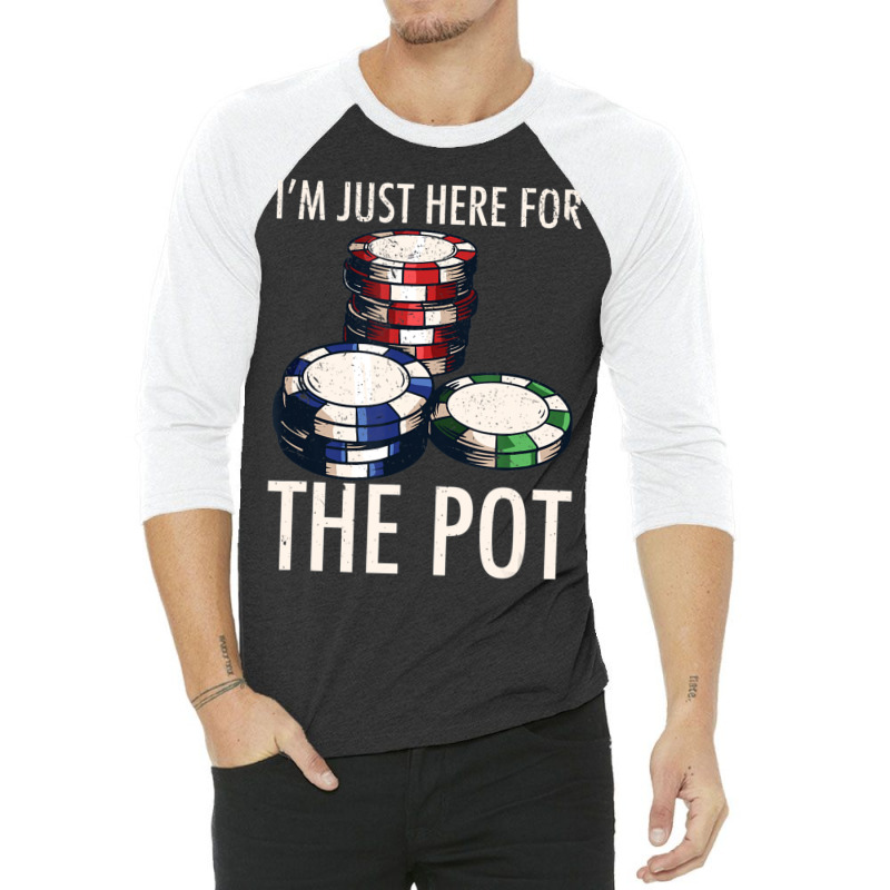 Limited Edition Poker Texas Hold'em Gambling Pot Cards Player Gift 3/4 Sleeve Shirt | Artistshot