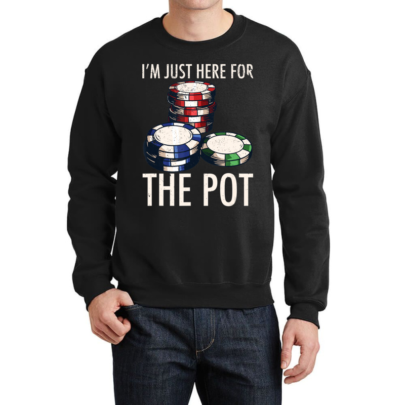 Limited Edition Poker Texas Hold'em Gambling Pot Cards Player Gift Crewneck Sweatshirt | Artistshot