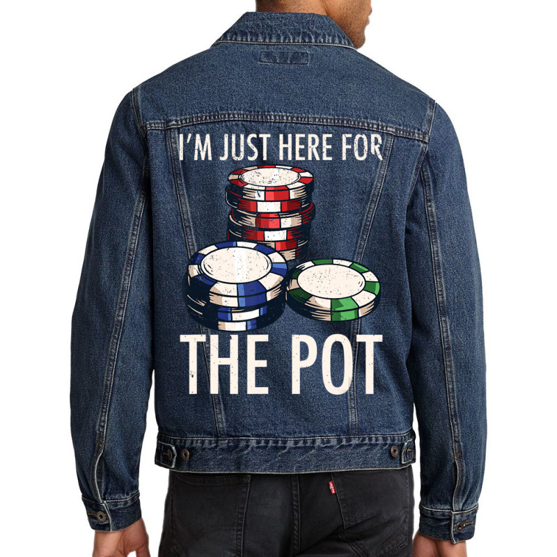 Limited Edition Poker Texas Hold'em Gambling Pot Cards Player Gift Men Denim Jacket | Artistshot