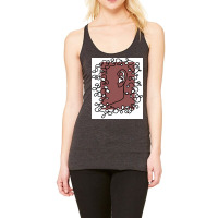 Abstract Ear   Line Art Face Racerback Tank | Artistshot