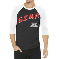 Simp Super Into Mental Psychosis Dare Parody 3/4 Sleeve Shirt | Artistshot