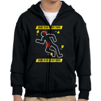 Crime Scene Investigation, Forensic Evidence, Csi Police Youth Zipper Hoodie | Artistshot